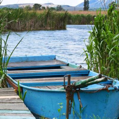 Zaunposter & Gartenposter Fischerboot