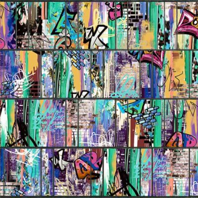 Streetart - Zaunverkleidung mit Fotodruck