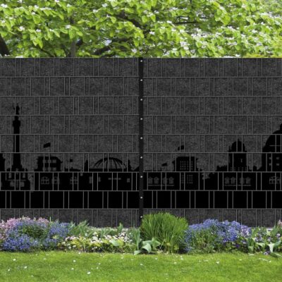 Berlin - Panorama XL Bedruckte Doppelstabmatten-Sichtschutz
