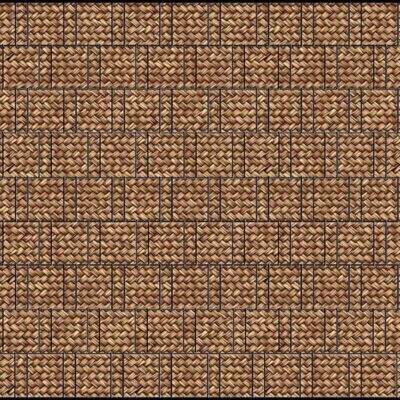 Geflecht – Bedruckter Sichtschutz für Doppelstabmattenzaun | 26 m Rolle × 19 cm | UV-beständig, wetterfest & blickdicht | Beidseitig bedrucktes PES-Textilgewebe