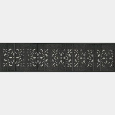 Milano Ornament Einzelstreifen Laser – Exklusiver Sichtschutzstreifen mit filigranem Ornamentdesign | 2,6 m × 19 cm | Edle Laserperforation für stilvolle Akzente