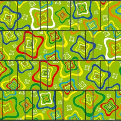 Intermezzo – Bedruckter Sichtschutz für Gartenzaun & Doppelstabmattenzaun | 26 m Rolle × 19 cm | UV-beständig, wetterfest & blickdicht | Beidseitig bedrucktes PES-Textilgewebe