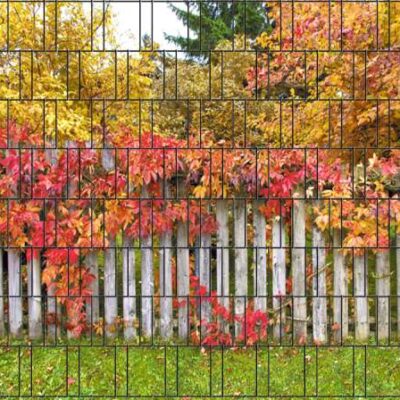 Rügen – Bedruckter Sichtschutz für Doppelstabmattenzaun | 2,5 m × 1,8 m | UV-beständig, wetterfest & blickdicht | Hochwertiges PES-Gewebe