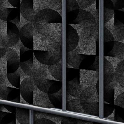 Florenz Flora – Einzelstreifen Design-Vlies Sichtschutz für Zaun | 2,60 m × 19 cm | Dekorativer Sichtschutzstreifen für stilvolle Akzente im Garten